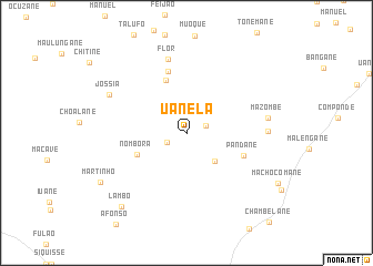 map of Uanela