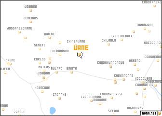 map of Uane