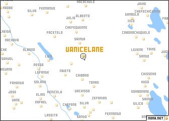 map of Uanicelane