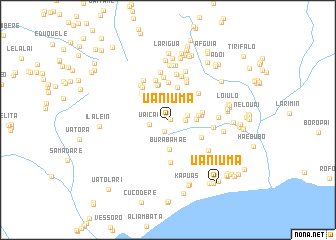 map of Uaniuma