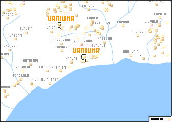 map of Uaniuma