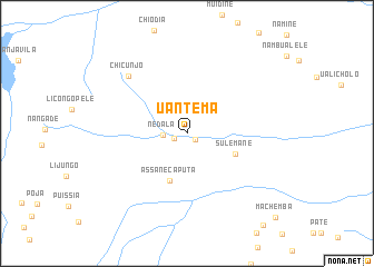 map of Uantema