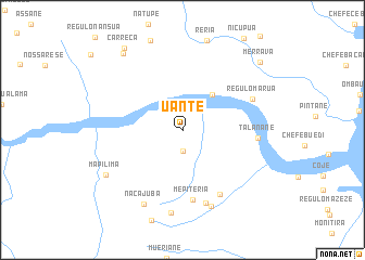 map of Uante