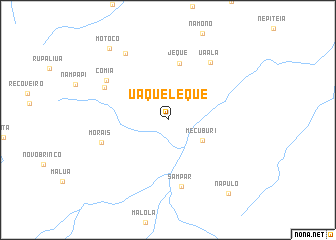 map of Uaqueleque