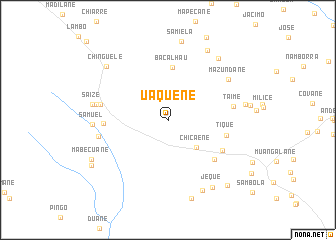 map of Uaquene