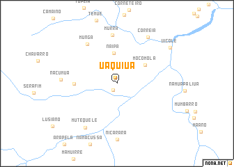map of Uaquiua