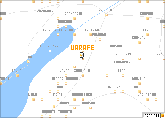 map of Uarafe