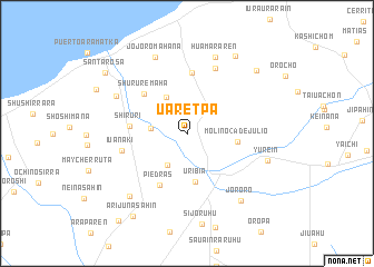 map of Uaretpa