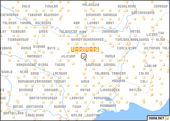 map of Uariuari