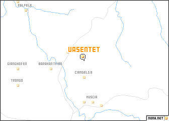 map of Uasentet