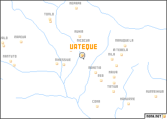 map of Uatéque