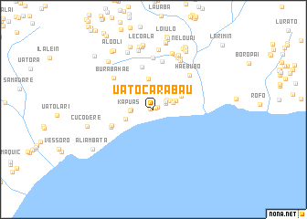 map of Uatocarabau