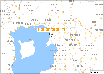 map of Uauang Baliti