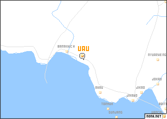 map of Uau