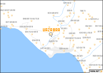 map of Uazabaa