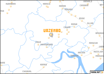 map of Uazembo