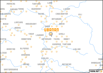 map of Ubanan