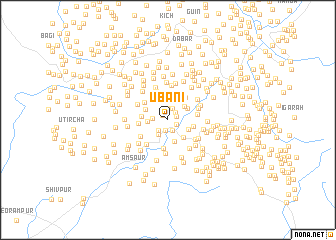 map of Ubāni