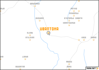 map of Ubantoma