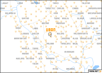 map of Uban