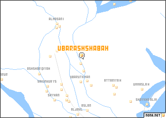 map of ‘Ubar ash Shab‘ah