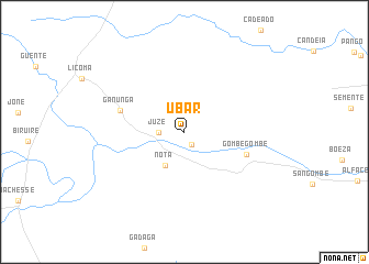 map of Ubar