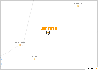 map of Ubatatē