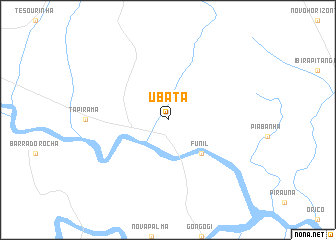 map of Ubatã