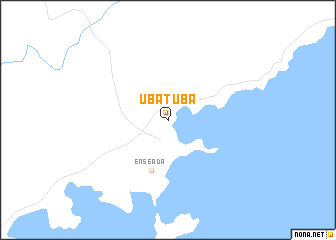 map of Ubatuba