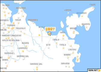 map of Ubay