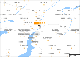 map of Ubbarp
