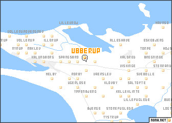 map of Ubberup