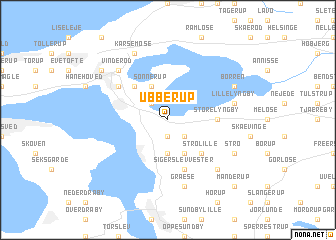 map of Ubberup