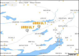 map of Ubbhult