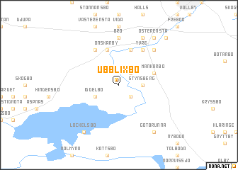 map of Ubblixbo