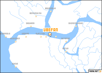 map of Ubefan