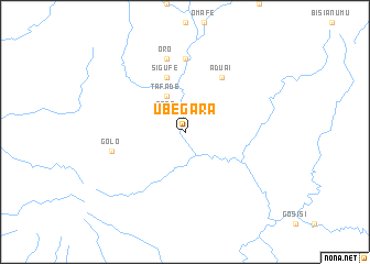 map of Ubegara