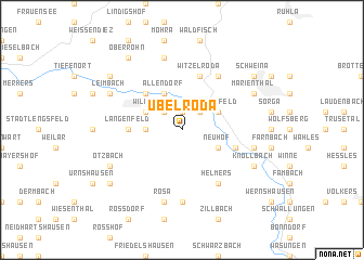 map of Übelroda