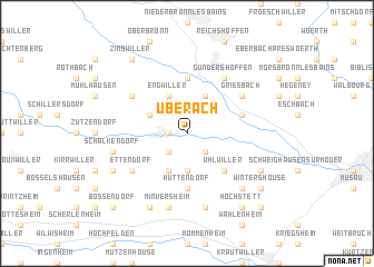 map of Uberach