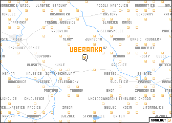 map of U Beránka