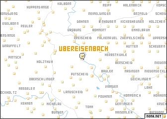 map of Übereisenbach