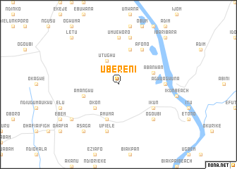 map of Ubereni