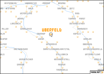 map of Überfeld