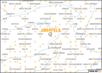 map of Überfeld