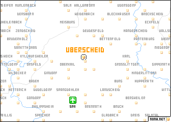 map of Überscheid