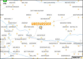 map of Überwasser