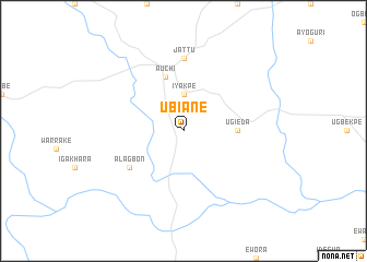 map of Ubiane