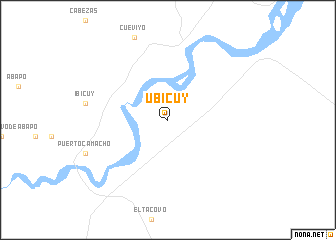 map of Ubicuy
