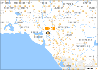 map of Ubihan