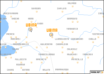 map of Ubina